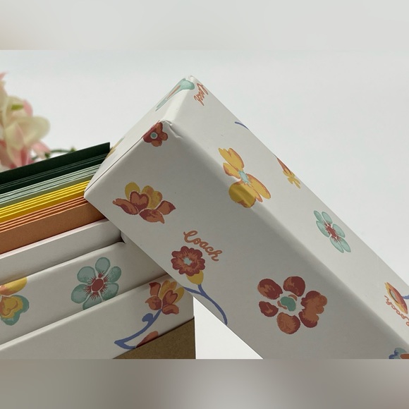 Coach Floral Print Boxed Notecards - Picture 4 of 16